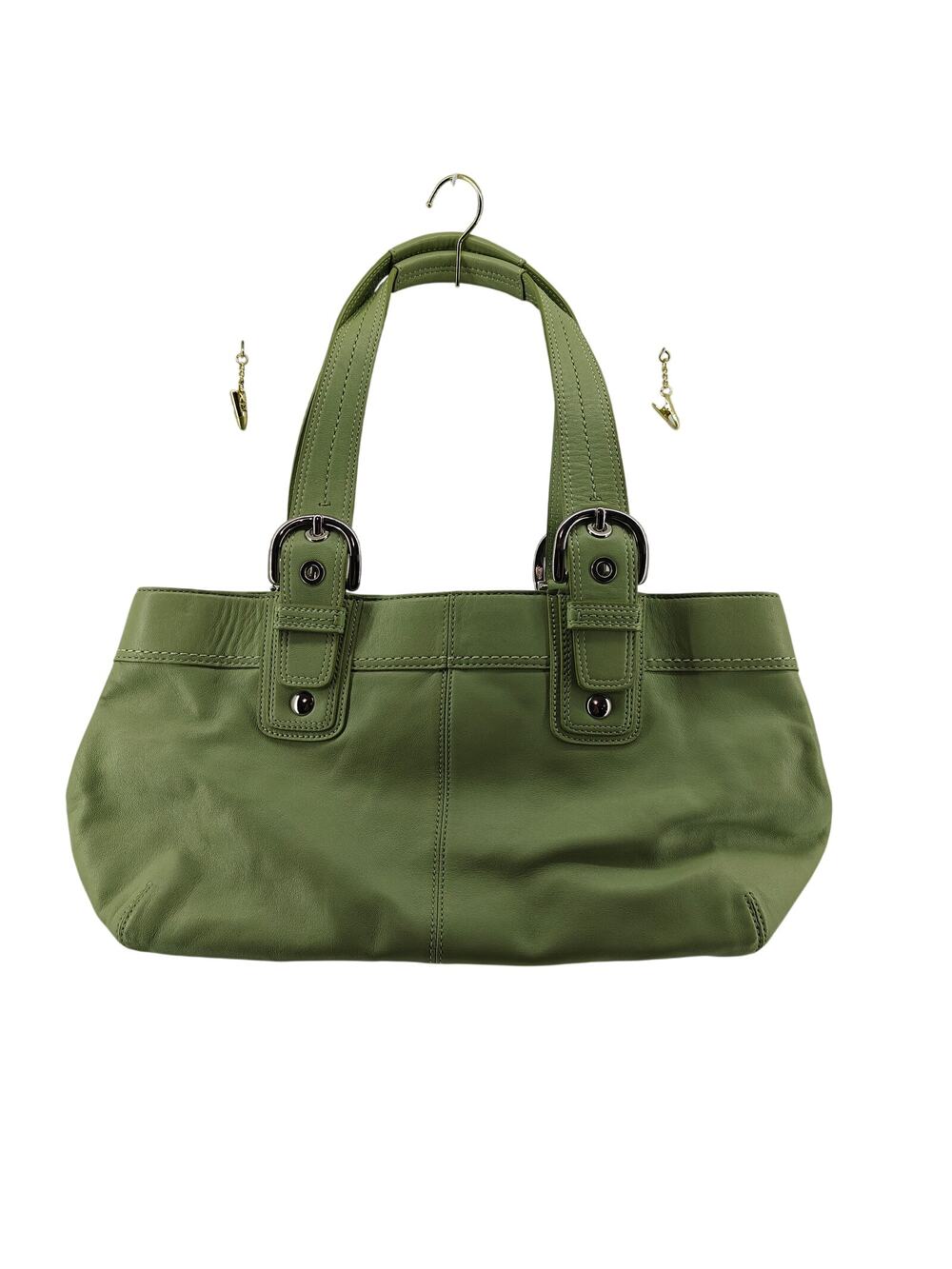 Vintage Coach Soho Hampton Mint Green Shoulder Bag